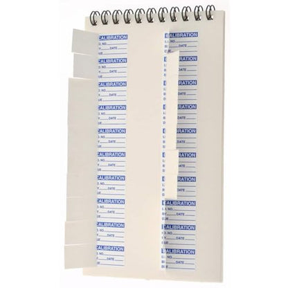 SPI 14-010-3 Clear-Cover Calibration Labels: 1" x 5/8", Blue Print (140 Count Labels) - color: Blue