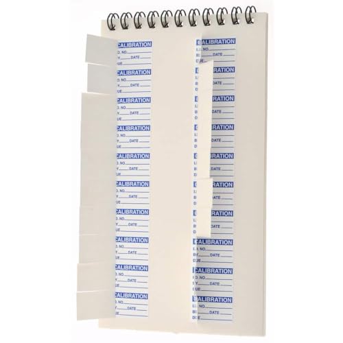 SPI 14-010-3 Clear-Cover Calibration Labels: 1" x 5/8", Blue Print (140 Count Labels) - color: Blue