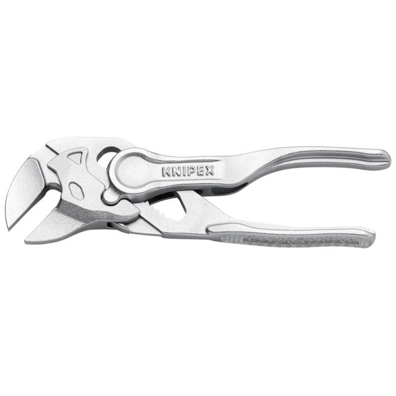 KNIPEX Tools 86 04 100 Pliers Wrench XS, 4", Silver - size: 4-Inch, style: Wrench