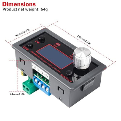 XUNKUANE SMC02 Stepper Motor Driver Controller for NEMA 17 23 - style: SMC02
