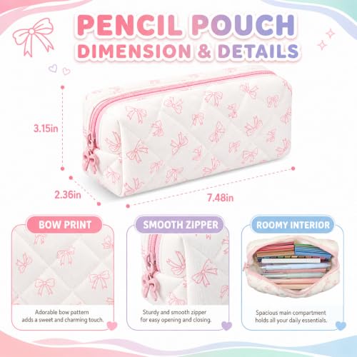 Jutom 39 Pcs Aesthetic Book Annotation Kit,Pink,Bow Style - color: Pink, style: Bow Style