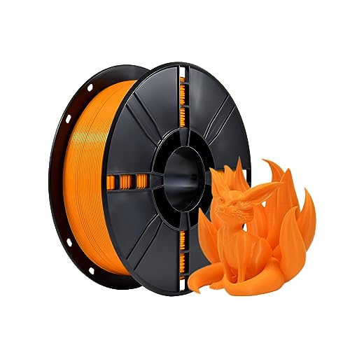 iBOSS PLA Plus (PLA+) 3D Printer Filament 1.75mm,1kg Spool (2.2lbs) Toughness Enhanced 3D Printing Filament,Dimensional Accuracy +/- 0.02mm,1.75mm PLA Plus Filament,Fit Most FDM Printer(Orange) - color: D_ Orange