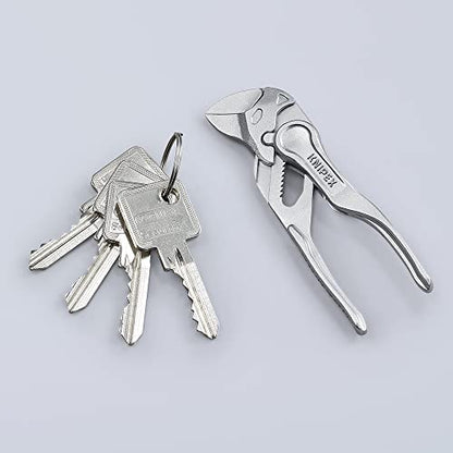 KNIPEX Tools 86 04 100 Pliers Wrench XS, 4", Silver - size: 4-Inch, style: Wrench