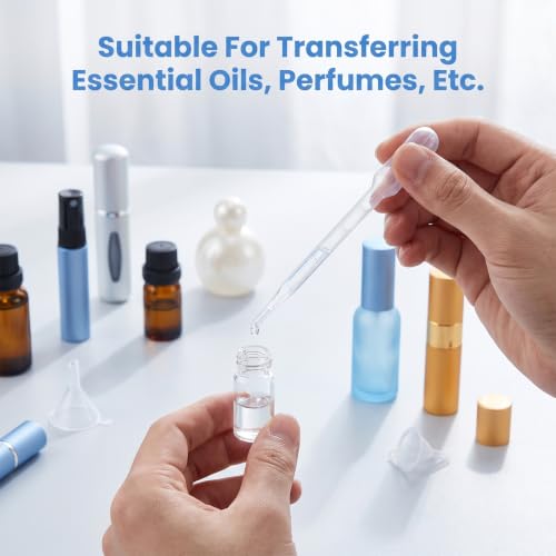 1000 Pcs 2ml Plastic Graduated Transfer Pipettes for Essential Oils, Lab