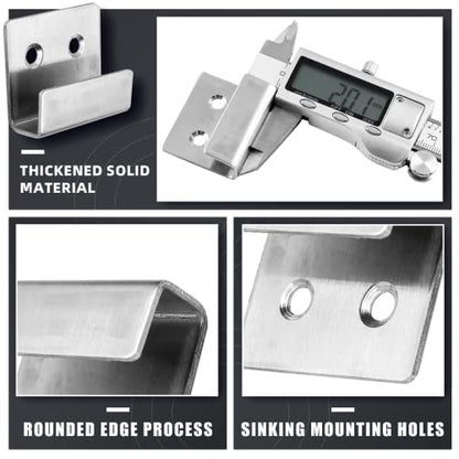 Luomorgo Tile Display Wall Hanger, Small Size, 10 Pcs, Silver - size: Small Silver