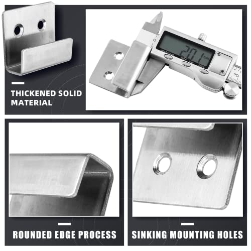 Luomorgo Tile Display Wall Hanger, Small Size, 10 Pcs, Silver - size: Small Silver