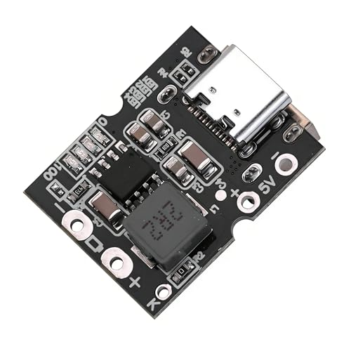 5Pcs Type-C 5V 2A Lithium Charger Boost Power Module with LED