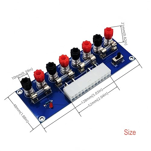 2PCS XH-M229 ATX Desktop PC Computer Chassis Power Supply Transfer Board 12V 5V 3.3V