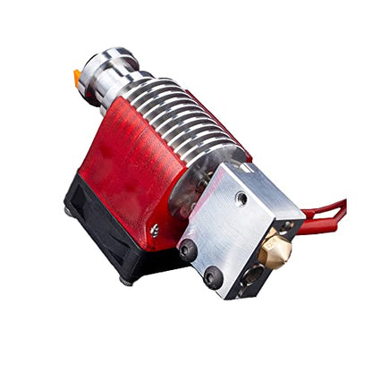 V6 Volcano All Metal Hotend Full Kit,24V 40W Direct & Bowden J-Head Hotend,Brass Nozzle 0.4,Titanium Alloy Heatbreak for 3D Printers V6 Volcano Hotend,Titan,Dual Driver Extruder. - size: Volcano Hotend Kit, style: 24V Kit
