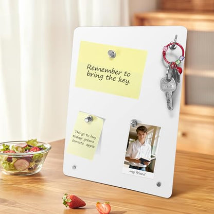 4 Pack Magnetic Board - White Magnet Display Stand - color: White-vertical