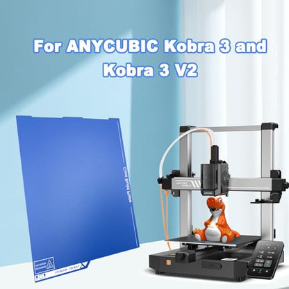 Cold Build Plate for Anycubic Kobra 3 V2/3/Combo/ACE Pro - size: 256*268mm