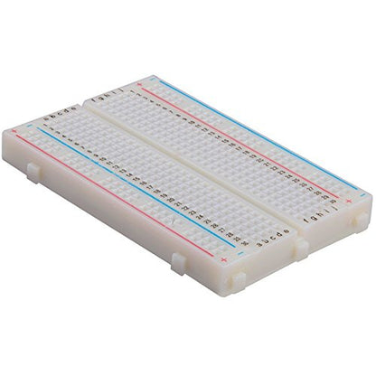 HiLetgo 3pcs 400 Ties Mini Solderless Breadboard Universal 400 Contacts Solderless Breadboard 400 Points Prototyping Shield for Electronics Testig DIY - size: Small