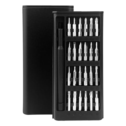 24-in-1 Precision Screwdriver Set – Small Magnetic Repair Tool Kit for Watches, Electronics, Phones, Game Consoles & Tablets