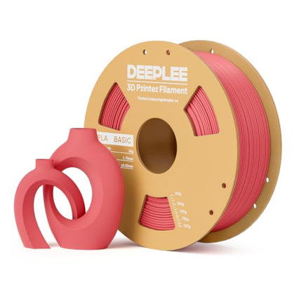 PLA Filament 1.75mm, Basic 3D Filaments Ruddy Pink 1kg - color: 1kg*ruddy Pink