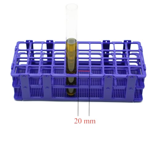 3 Pcs Detachable Plastic Test Tube Rack, 40 Holes Each, 20mm Diameter - color: Blue, size: 40 Holes-20mm