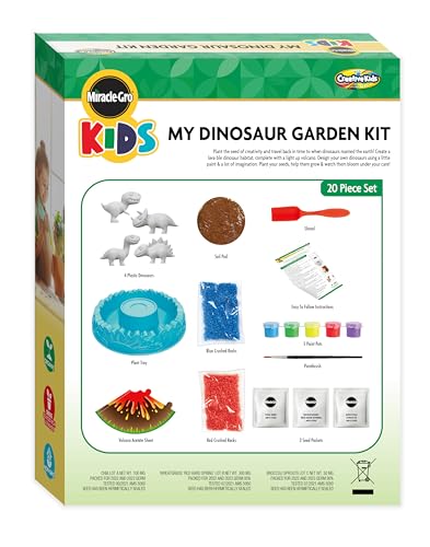 Creative Kids Miracle GRO Dinosaur Garden Kit, Multicolor - style: Dinosaur Garden