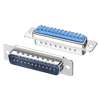 DB25 10 Sets Solder Connector 25PIN RS232 Terminal Adapter - style: DB25