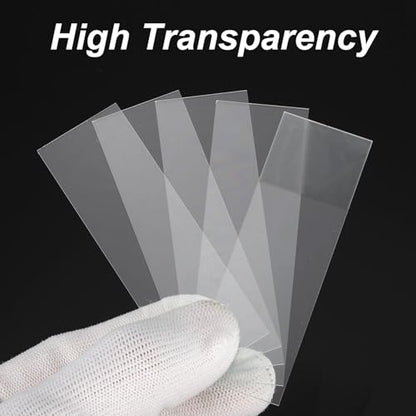 PATIKIL 200pcs Cover Slips for Microscope Slides, 20x20mm Microscope Cover Square for Laboratory Sample Observe - size: 20x20mm