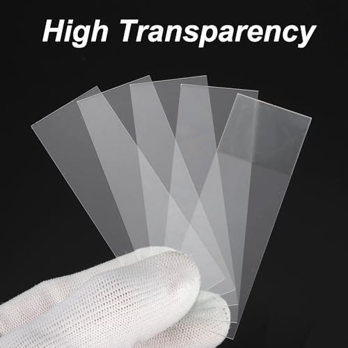 PATIKIL 200pcs Cover Slips for Microscope Slides, 18x18mm Microscope Cover Square for Laboratory Sample Observe - size: 18x18mm