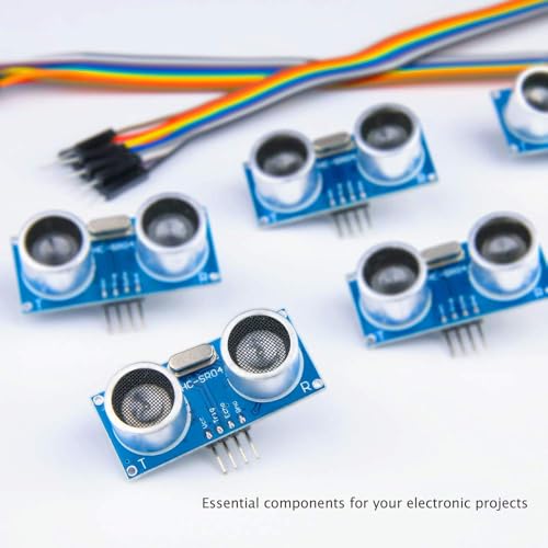ELEGOO 5PCS HC-SR04 Ultrasonic Module Distance Sensor Kit