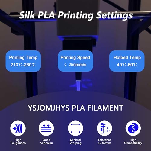 6KG Silk PLA Bundle 1.75mm, Silky Glossy 3D Printer Filament Pack - color: Silk Blue+silver+red+black+white+green