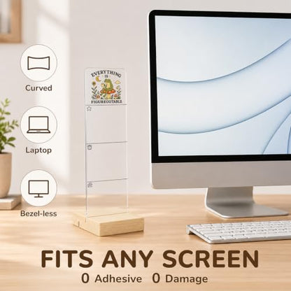 Everything is Figureoutable Memo Board Office Acrylic Monitor Memo Board - color: Everything is Figureoutable