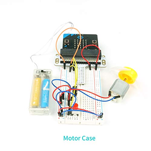 ELECFREAKS microbit Starter Kit 24 Accessories Micro:bit Basic Coding Electronics Kit, microbit Makecode Learning Kit with Guidance Manual (Without Micro: bit) - size: 83 x 55 millimeters