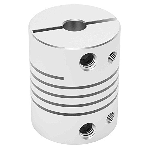 0.250" to 6mm Flexible Clamping Shaft Coupler