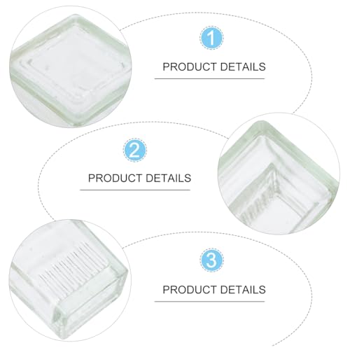 Mipcase Glass Staining Jar with Lid 9-Slide Capacity Transparent Coplin Staining Tank for Laboratory Chemical Resistant 3.93X2.55X2.36 Inch - size: 10X6.5X6CM