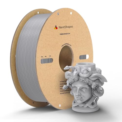 NextShapes PETG 3D Printer Filament 1.75mm,1KG Cardboard Spool - color: Gray