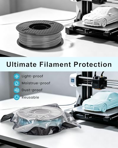 3D Filament Vacuum Bags 20-Pack, Thickened PA+PE, USB Pump Kit