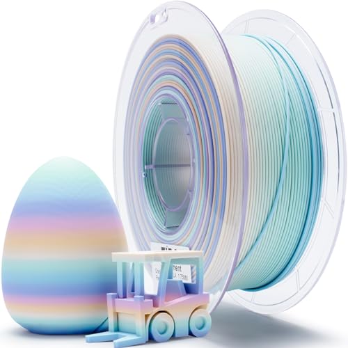 ZIRO 3D Printer Filament PLA, Fast Color Change Matte, 1KG Pastel Spectrum - color: Pastel Spectrum(matte)