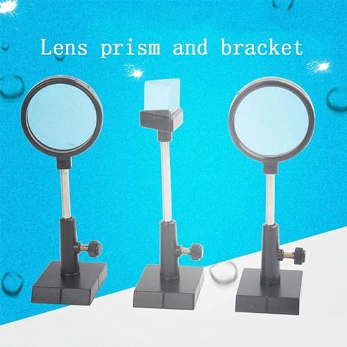 Physics Optics Experiment Kit – Includes Prisms, Lenses & Mirrors for Light Reflection/Refraction Studies, STEM Educational Set