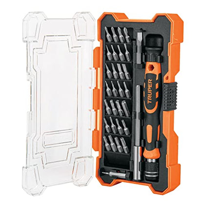 TRUPER JOY-32 Precision Screwdriver, 30-Bit and Extension Rod Set