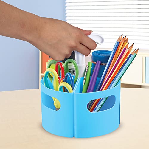 Learning Resources Create-a-Space Storage Mini Center, Blue - style: Blue