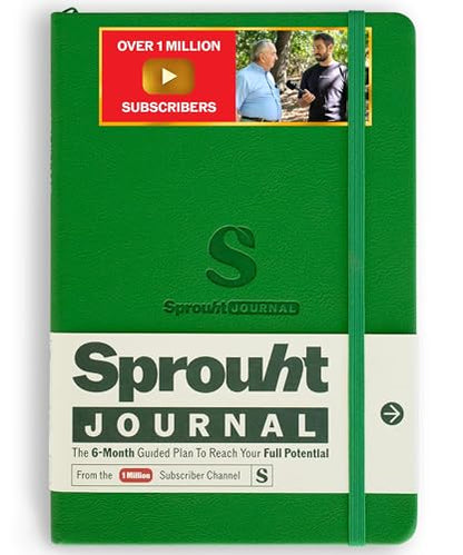 Guided Journal for Goal Setting | 6-Month Life Planner with Daily, Weekly & Monthly Tracking | Personal Growth & Life Clarity System | Undated Productivity Daily Journal for Men & Women
