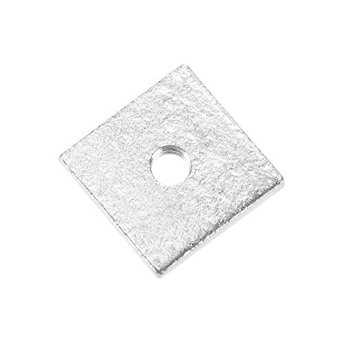 uxcell Square Nuts, M4x15mmx3mm Zinc-Plated Metric Coarse Thread Assortment Kit, 25 Pcs - size: M4x15mmx3mm