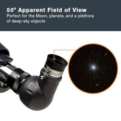 Celestron Omni 1.25" 4mm Telescope Eyepiece for High-Power Planetary Detail