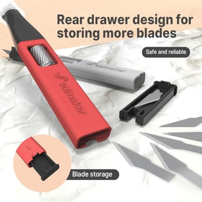 Precision Craft Knife, #11 Blade Storage, 3-Pack Red - color: Red*3pcs