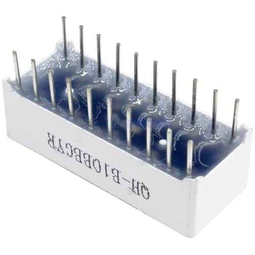 10 Segment LED Bar Graph Display Module Red Light Indicator for Arduino ESP32 ESP8266 Raspberry Pi, Presoldered, 5 Pack