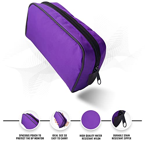 ASA TECHMED Nurse EMT Starter Pack Stethoscope, Blood Pressure Monitor and Trauma 7.5" EMT Shear Ideal Gift for Nurses, Medical Students, Firefighters, Police and Personal Use (Purple) - color: Purple