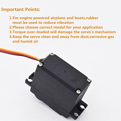 Adeept 996R Servo Motors, Metal Gear Torque Digital Servos Motor - style: 4PCS
