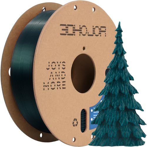 3DHoJor PLA+ 3D Printer Filament Green,1KG - color: Green