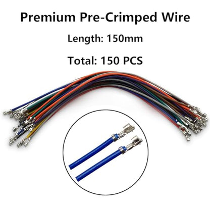 JST SH 1.0mm Connector Kit with Cables, 3-12Pin Housing JST Adapter
