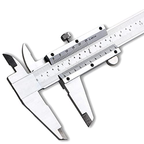 Spurtar Vernier Caliper Measuring Tool 6 inch/150mm, Non Digital Calipers