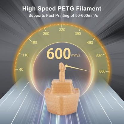 IEMAI PETG Filament 1.75mm, Transparent Champagne 1kg - color: Transparent Champagne