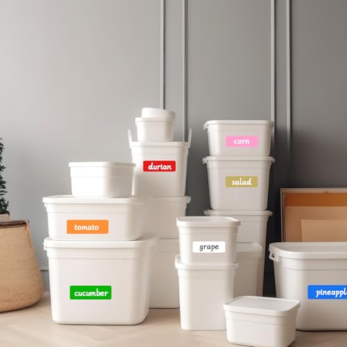 480pcs 3x1 inch Colored Label Sticker Moving Labels for Boxes