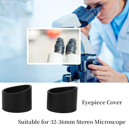AUNMAS 36mm Soft Rubber Eyepiece Cover for Stereo Microscopes - color: KP-H1 bevel
