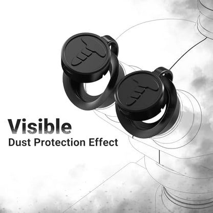 2Pcs Microscope Eyepiece Eyeshields,Eye Cover Guards,Binocular Microscope Eyepiece Eye Cups, Microscope Eyepieces Dust Cover for 32-36mm Inner Diameter Stereo Microscopes,Black