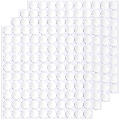 JANYUN 1500 Pcs Sticky Dots,20 mm Clear Sticky Tack Adhesive Stickers - size: 20mm